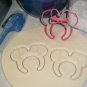 Minnie Mouse Ears Headband With Bow Cartoon Character Cookie Cutter USA PR3309