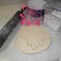 Rose Flower 7.5 Inch Pie Top Topper Design Or Large Cookie Cutter USA PR3314