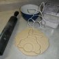 Bunny Rabbit Butt Tail Easter Animal 7.5 Inch Pie Top Topper Cutter USA PR3315