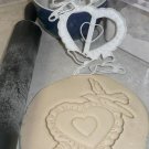 Dove Love Birds With Heart Wedding 7.5 Inch Pie Top Topper Cutter USA PR3318