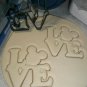 Mickey Mouse Head Love Word Letters Valentine Wedding Cookie Cutter USA PR3326