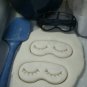 SLEEP MASK WITH LASHES SWEET DREAMS WOMEN LADY LADIES COOKIE CUTTER USA PR2518