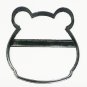 Bear Face Head Outline Cartoon Style Plush Teddy Animal Cookie Cutter USA PR3360
