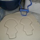 BOY BODY WITH ROUND HEAD OUTLINE VINTAGE KIDS TOY COOKIE CUTTER USA PR3070