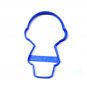 BOY BODY WITH ROUND HEAD OUTLINE VINTAGE KIDS TOY COOKIE CUTTER USA PR3070