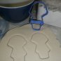 BOY BODY WITH ROUND HEAD OUTLINE VINTAGE KIDS TOY COOKIE CUTTER USA PR3070