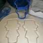 Boy Body With Square Head Hat Outline Vintage Kids Toy Cookie Cutter USA PR3075