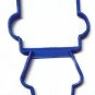 Boy Body With Square Head Hat Outline Vintage Kids Toy Cookie Cutter USA PR3075