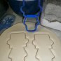 Boy Body With Square Head Hat Outline Vintage Kids Toy Cookie Cutter USA PR3075