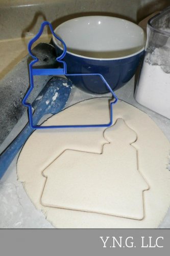 House Outline With Onion Dome Steeple Roof 6 Inch Size Cookie Cutter USA PR3082
