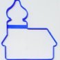 House Outline With Onion Dome Steeple Roof 6 Inch Size Cookie Cutter USA PR3082