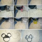 Disney Parks Mickey and Minnie Set of 11 Cookie Cutters USA PR1476
