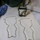 Graduate Wearing Cap And Gown Outline Graduation Attire Cookie Cutter USA PR3089