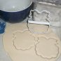 Baby Bib Ruffle Edge Tie Back Bow Shower Gender Reveal Cookie Cutter USA PR3090