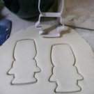 Wine Glass With Bow Tie Outline Engagement Wedding Cookie Cutter USA PR3091