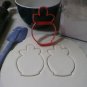 CARAMEL APPLE FALL FOOD HALLOWEEN TREAT OUTLINE COOKIE CUTTER USA PR3095