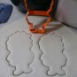 GIRL IN PUMPKIN DRESS COSTUME TRICK OR TREAT HALLOWEEN COOKIE CUTTER USA PR3096