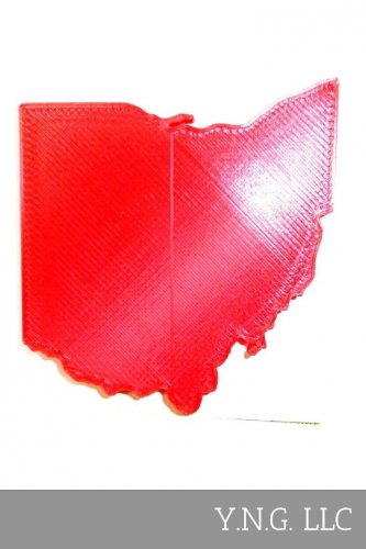 STATE OF OHIO BUCKEYES REFRIGERATOR FRIDGE MEMO BOARD MAGNET USA PR2805