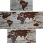 World Travel Map Fill Your Life With Adventure Wall Hanging Home Decor Custom Colors USA PR2330