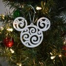 MICKEY MOUSE HEAD EARS SWIRL DESIGN DISNEY CARTOON ORNAMENT HOLIDAY USA PR2235