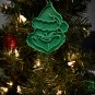 GRINCH FACE HEAD DR SEUSS MOVIE BOOK CARTOON HOLIDAY ORNAMENT USA PR2234