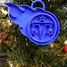 TENNESSEE TITANS NFL FOOTBALL LOGO HANGING ORNAMENT HOLIDAY CHRISTMAS PR2081