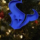 HOUSTON TEXANS NFL FOOTBALL LOGO HANGING ORNAMENT HOLIDAY CHRISTMAS USA PR2078