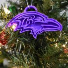 BALTIMORE RAVENS NFL FOOTBALL LOGO HANGING ORNAMENT HOLIDAY CHRISTMAS USA PR2074