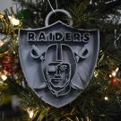 OAKLAND RAIDERS NFL FOOTBALL LOGO HANGING ORNAMENT HOLIDAY CHRISTMAS USA PR2073