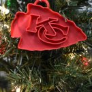KANSAS CITY CHIEFS FOOTBALL LOGO HANGING ORNAMENT HOLIDAY CHRISTMAS USA PR2071