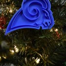 LOS ANGELES RAMS NFL FOOTBALL LOGO HANGING ORNAMENT HOLIDAY CHRISTMAS PR2055