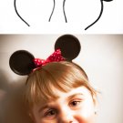 Mickey Or Minnie Ears Headband Costume Party Dress Up Pretend Play Made In USA PR2007