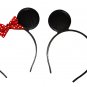 Mickey Or Minnie Ears Headband Costume Party Dress Up Pretend Play Made In USA PR2007