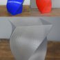 Yellow Square Twist Vase Home Decor Twisted Block Decorative Gift 3d Printed USA PR1-Yellow