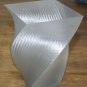 Gray Square Twist Vase Home Decor Twisted Block Decorative Gift 3d Printed USA PR1-Gray