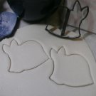 INDIAN GIRL FACE OUTLINE SHORT HAIR WITH FEATHERS COOKIE CUTTER USA PR3103