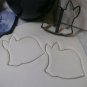 INDIAN GIRL FACE OUTLINE SHORT HAIR WITH FEATHERS COOKIE CUTTER USA PR3103