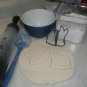 INDIAN GIRL FACE OUTLINE SHORT HAIR WITH FEATHERS COOKIE CUTTER USA PR3103