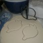 INDIAN GIRL FACE OUTLINE LONG HAIR WITH FEATHERS NATIVE COOKIE CUTTER USA PR3105