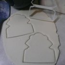 PILGRIM GIRL FACE OUTLINE WITH BANNER PLYMOUTH COLONY COOKIE CUTTER USA PR3111
