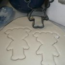 GIRL IN SKELETON COSTUME TRICK OR TREAT HALLOWEEN COOKIE CUTTER USA PR3112