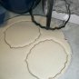 PLAQUE FRAME ELEGANT SCALLOPED EDGE OUTLINE FOR NAME COOKIE CUTTER USA PR3153