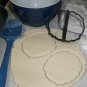 PLAQUE FRAME ELEGANT SCALLOPED EDGE OUTLINE FOR NAME COOKIE CUTTER USA PR3153