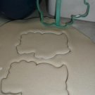 TRICERATOPS DINOSAUR THREE HORNS DINO ANIMAL OUTLINE COOKIE CUTTER USA PR3162