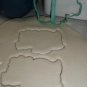 TRICERATOPS DINOSAUR THREE HORNS DINO ANIMAL OUTLINE COOKIE CUTTER USA PR3162
