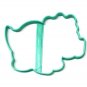 TRICERATOPS DINOSAUR THREE HORNS DINO ANIMAL OUTLINE COOKIE CUTTER USA PR3162