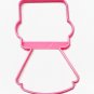 Girl Body With Square Head Hat Outline Vintage Kids Toy Cookie Cutter USA PR3186
