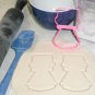 Girl Body With Square Head Hat Outline Vintage Kids Toy Cookie Cutter USA PR3186