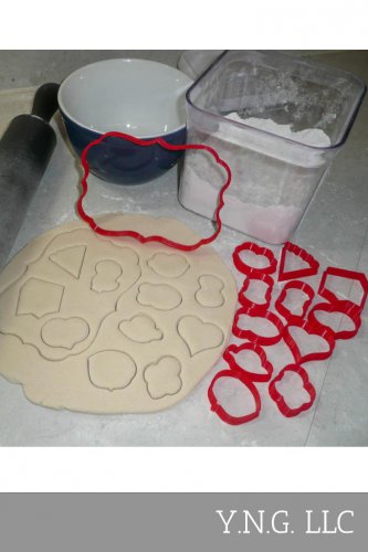 Valentine Frame And Mini Designs Edible Card Set Of 12 Cookie Cutters USA PR3193