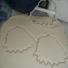 ABOMINABLE SNOWMAN FACE OUTLINE CHRISTMAS CARTOON COOKIE CUTTER USA PR3194